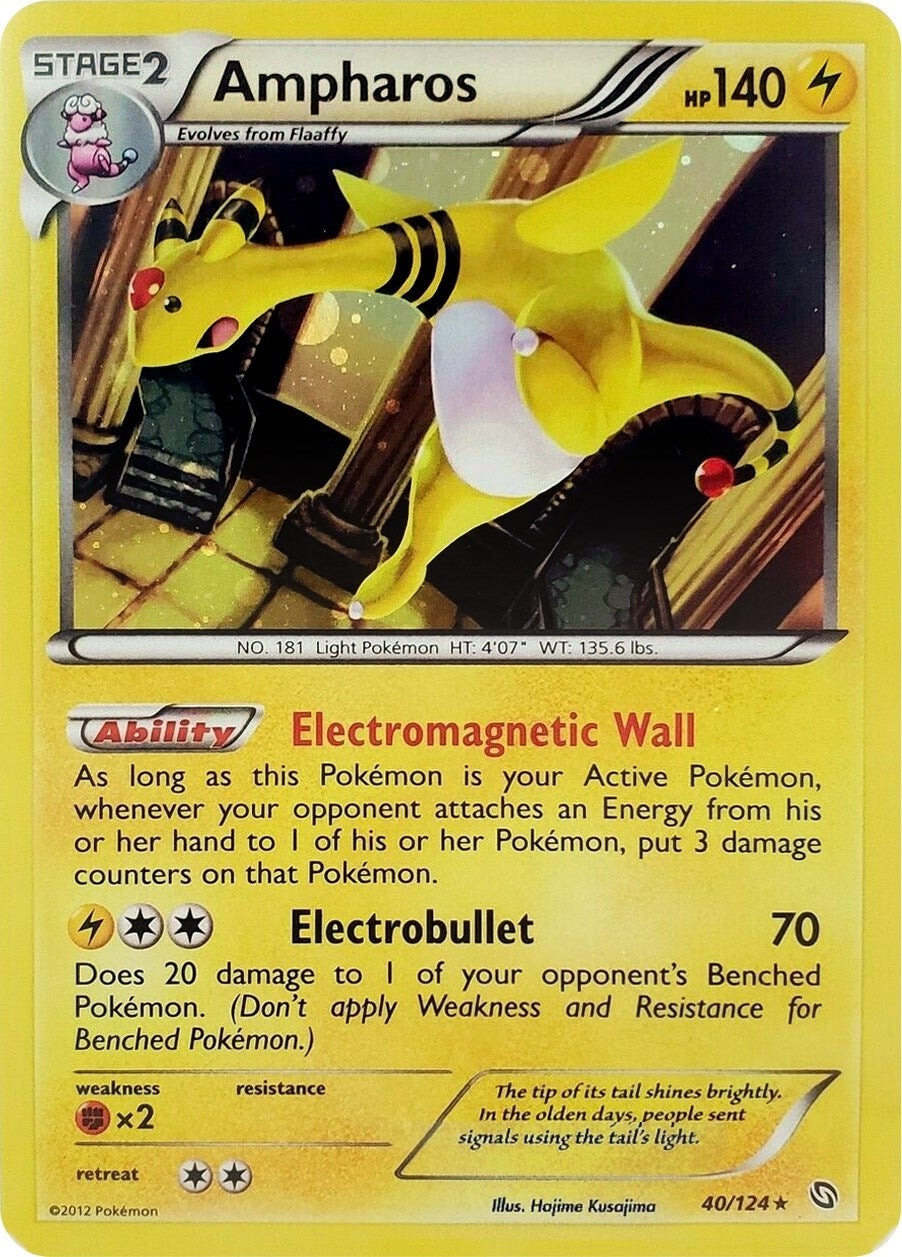 Image for Ampharos - 40/124 (Cosmos Holo) (040/124) [Blister Exclusives] - Pokemon