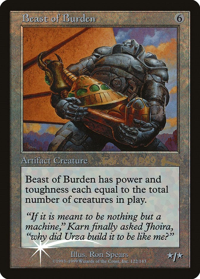 Image for Beast of Burden (5) [Prerelease Cards] - Magic: The Gathering