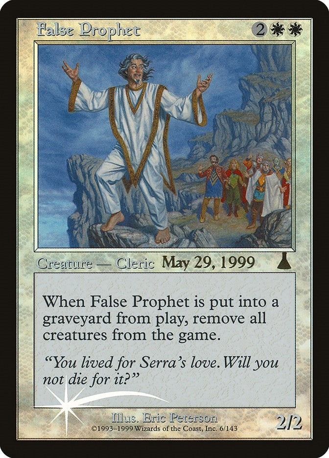 Image for False Prophet (6) [Prerelease Cards] - Magic: The Gathering
