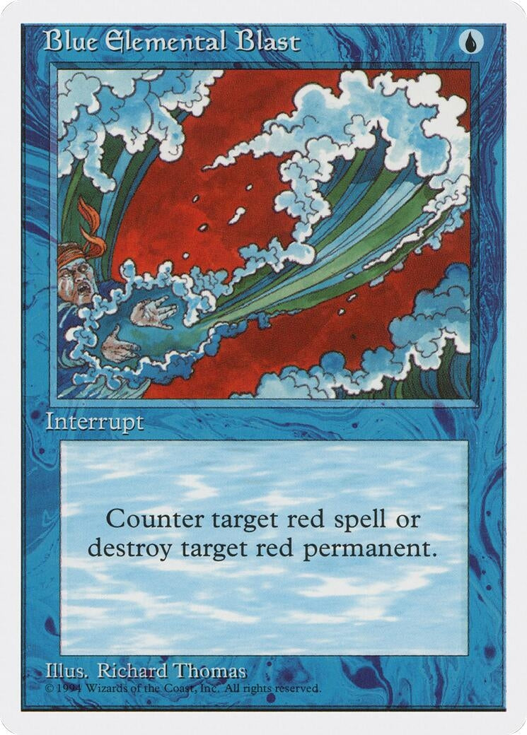 Image for Blue Elemental Blast [Media Promos] - Magic: The Gathering