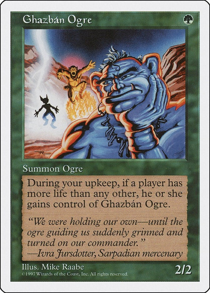 Image for Ghazban Ogre [Fifth Edition] - Magic: The Gathering