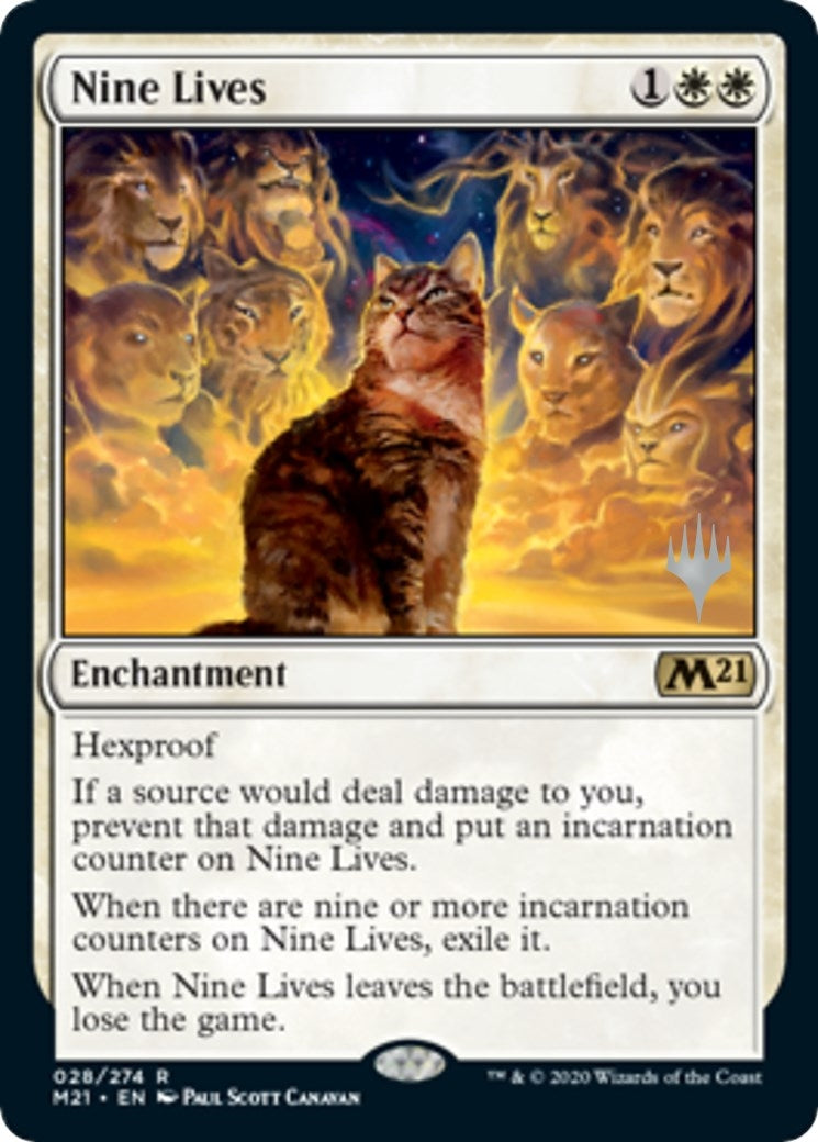 Image for Nine Lives (28) [Core Set 2021] - Magic: The Gathering