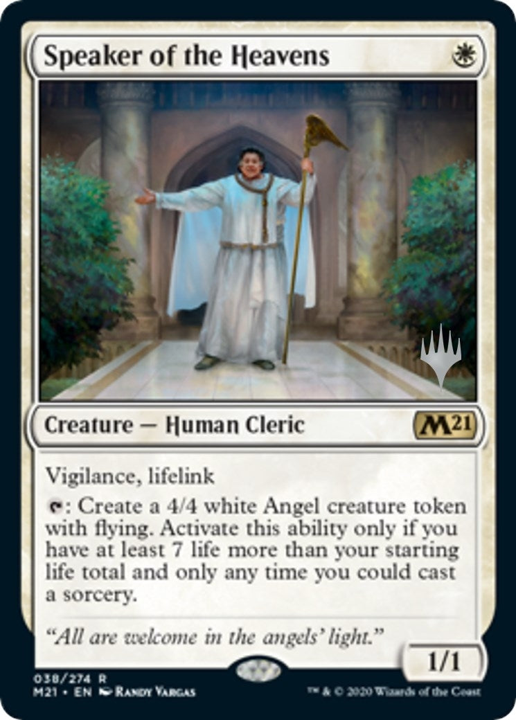 Image for Speaker of the Heavens (38) [Core Set 2021] - Magic: The Gathering