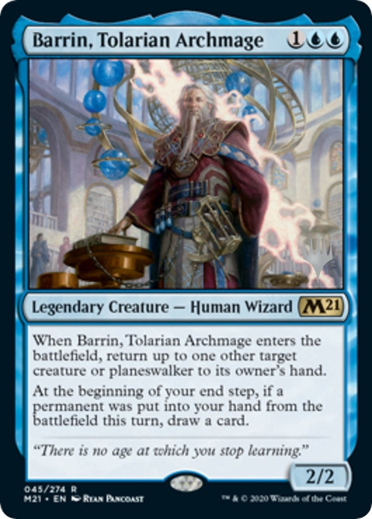 Image for Barrin, Tolarian Archmage (45) [Core Set 2021] - Magic: The Gathering