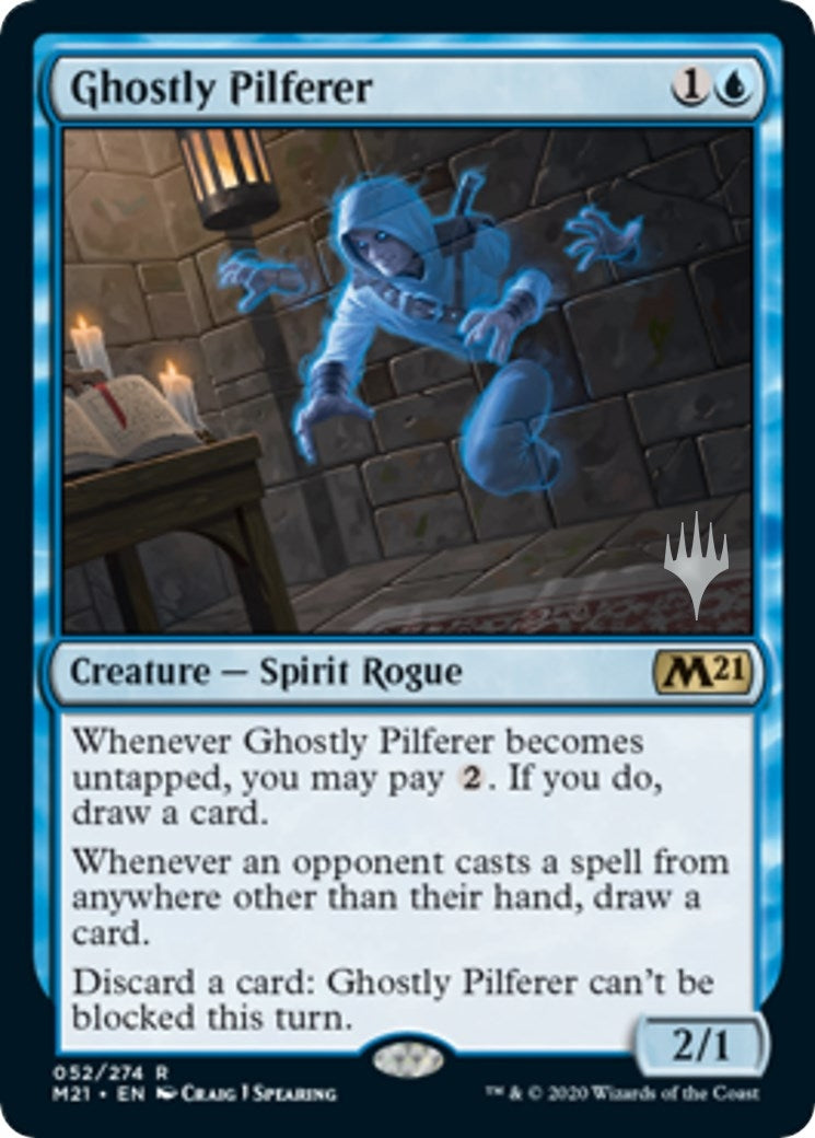 Image for Ghostly Pilferer (52) [Core Set 2021] - Magic: The Gathering