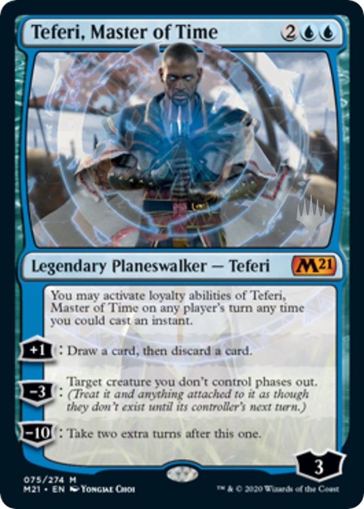 Teferi, Master of Time (75) [Promo Pack: Core Set 2021]