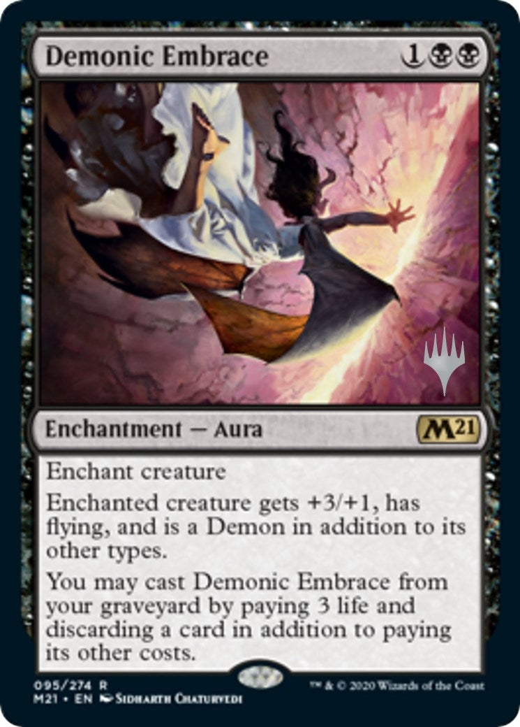 Image for Demonic Embrace (95) [Core Set 2021] - Magic: The Gathering