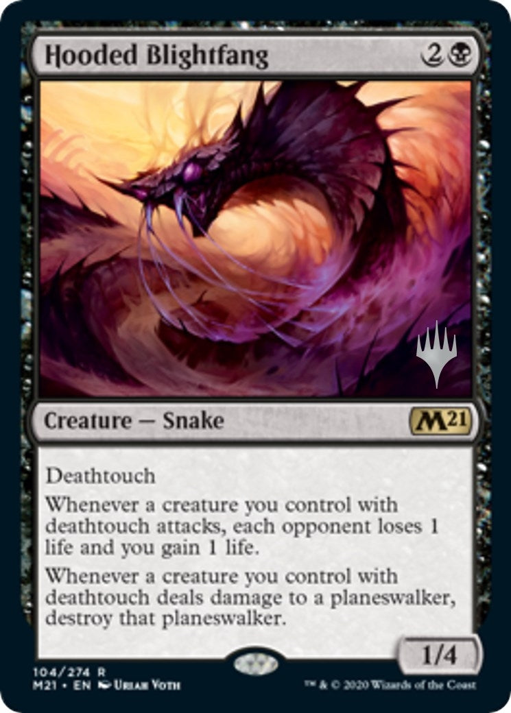 Image for Hooded Blightfang (104) [Core Set 2021] - Magic: The Gathering