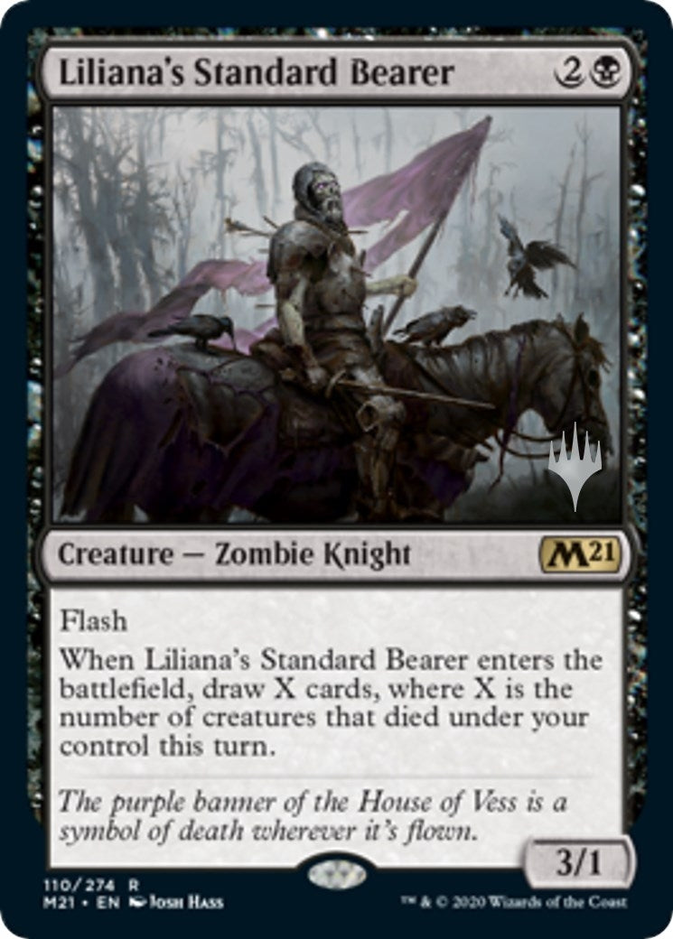 Image for Liliana's Standard Bearer (110) [Core Set 2021] - Magic: The Gathering