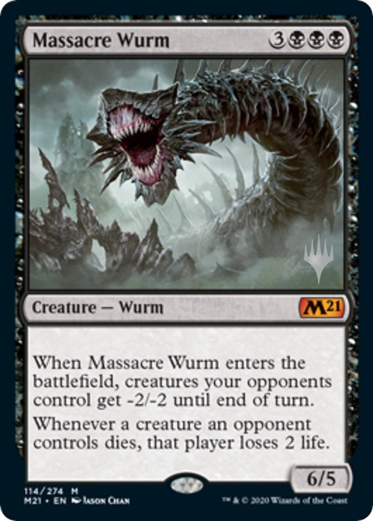 Image for Massacre Wurm (114) [Core Set 2021] - Magic: The Gathering