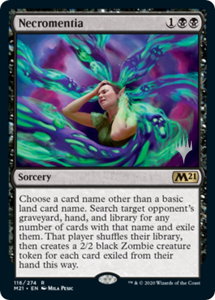 Image for Necromentia (116) [Core Set 2021] - Magic: The Gathering