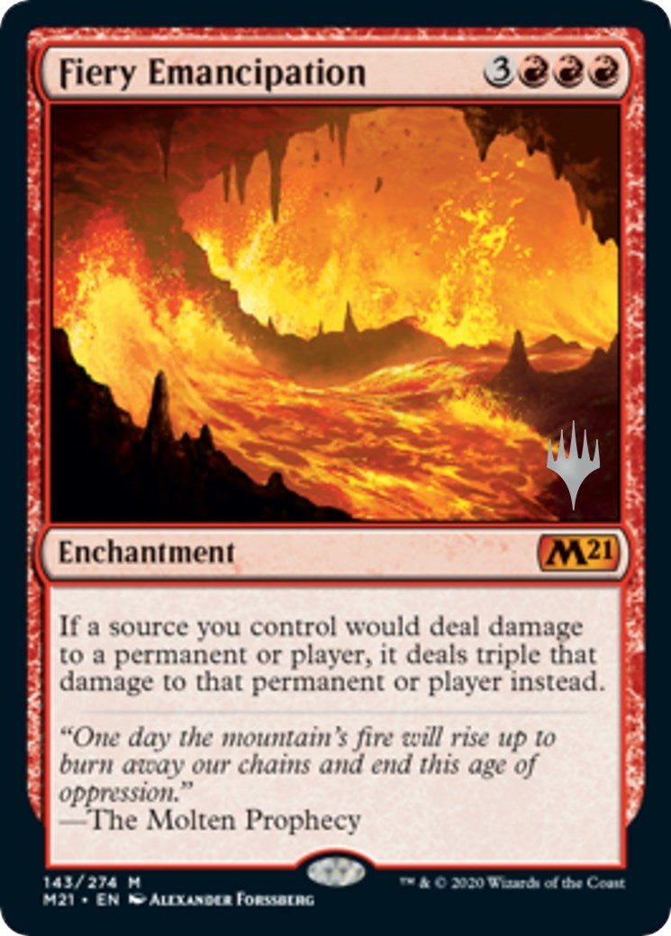 Image for Fiery Emancipation (143) [Core Set 2021] - Magic: The Gathering