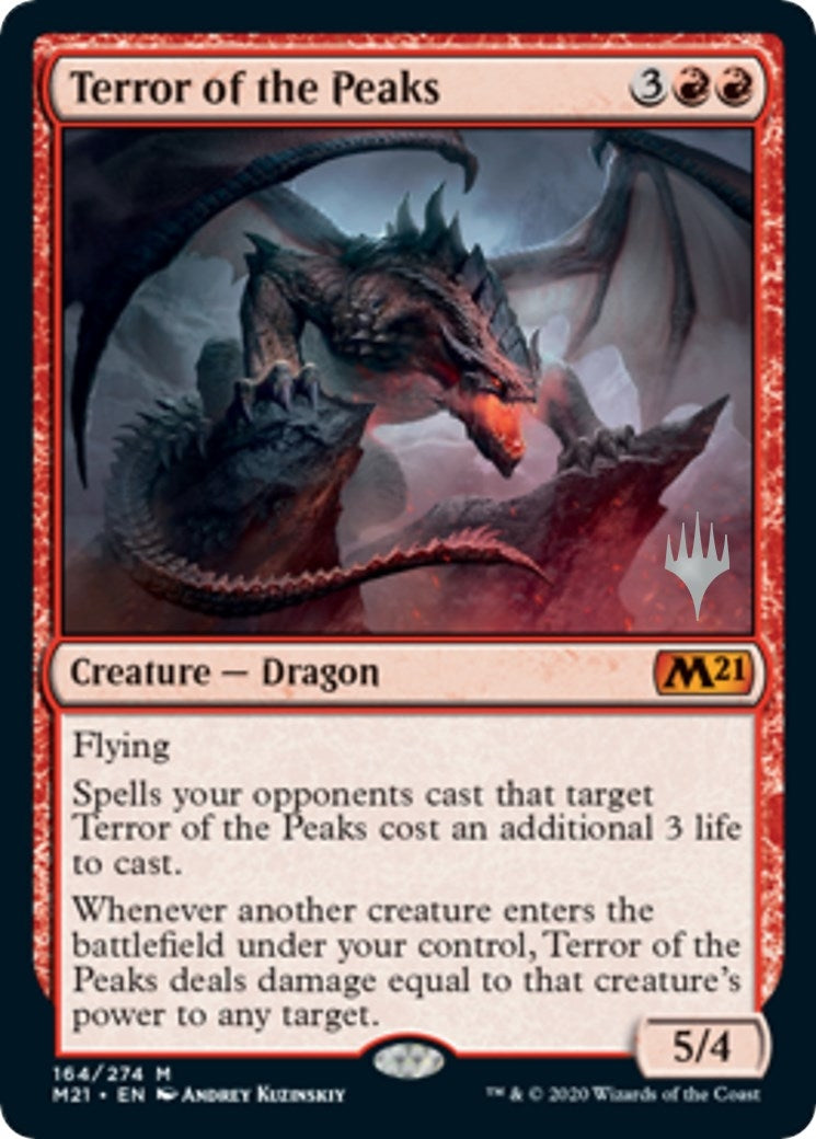 Image for Terror of the Peaks (164) [Core Set 2021] - Magic: The Gathering