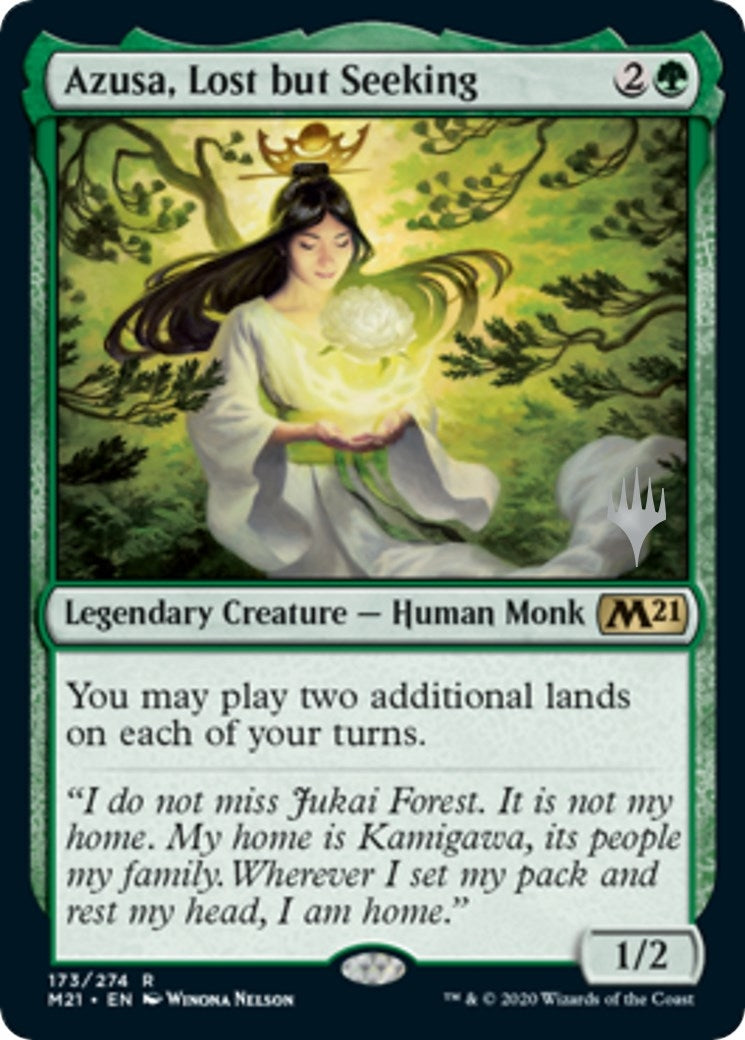 Image for Azusa, Lost but Seeking (173) [Core Set 2021] - Magic: The Gathering