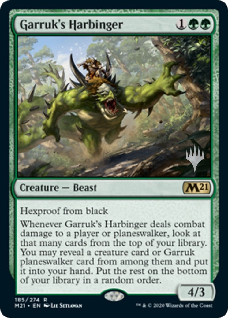 Image for Garruk's Harbinger (185) [Core Set 2021] - Magic: The Gathering