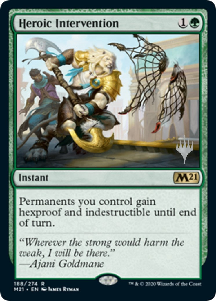 Image for Heroic Intervention (188) [Core Set 2021] - Magic: The Gathering