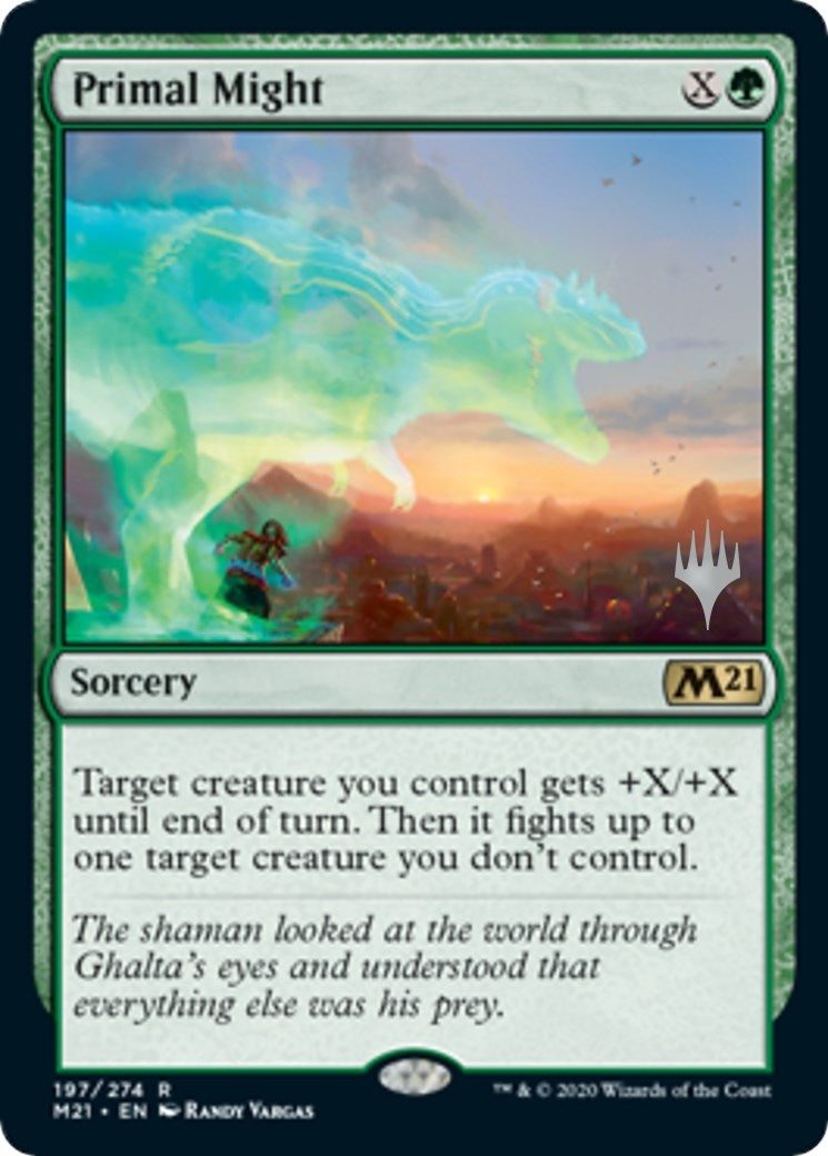 Image for Primal Might (197) [Core Set 2021] - Magic: The Gathering