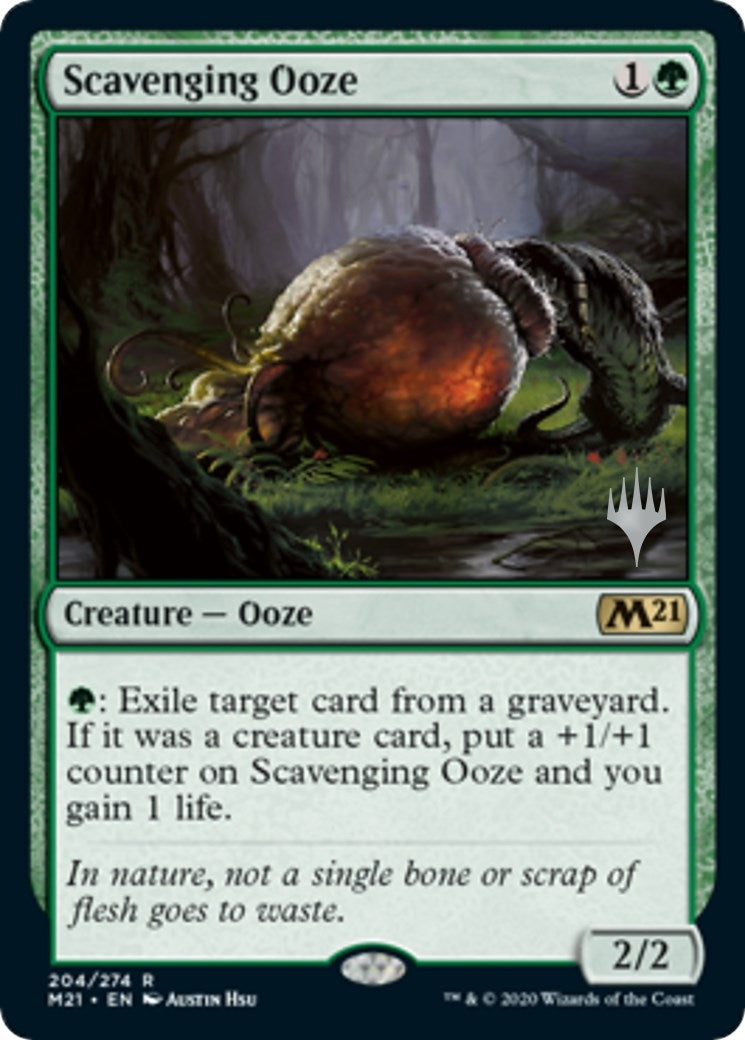Image for Scavenging Ooze (204) [Core Set 2021] - Magic: The Gathering