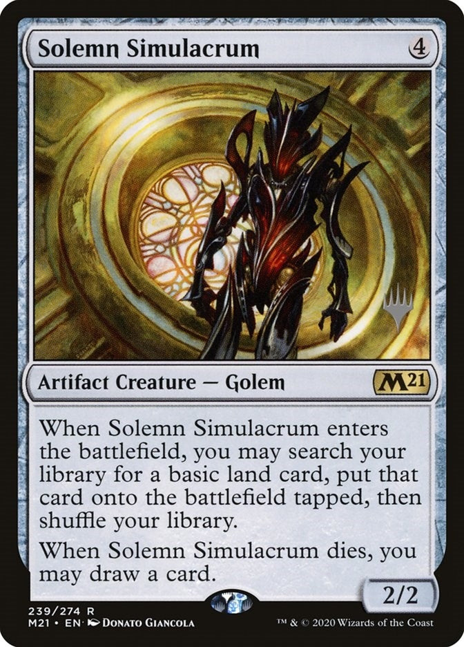 Image for Solemn Simulacrum (239) [Core Set 2021] - Magic: The Gathering
