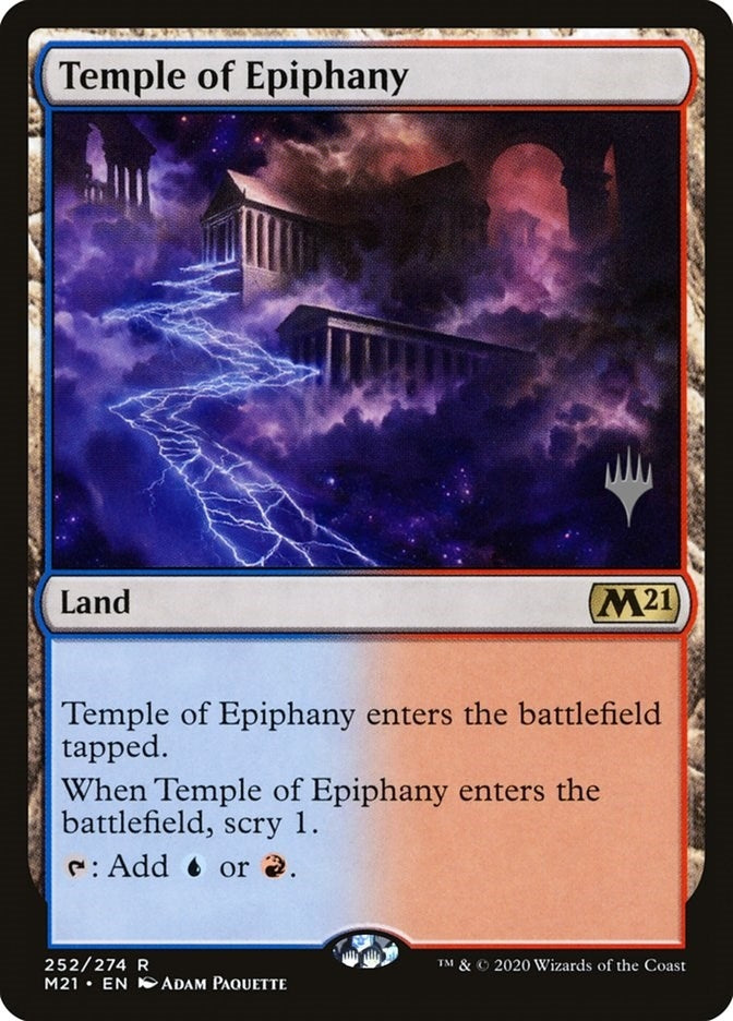 Image for Temple of Epiphany (252) [Core Set 2021] - Magic: The Gathering
