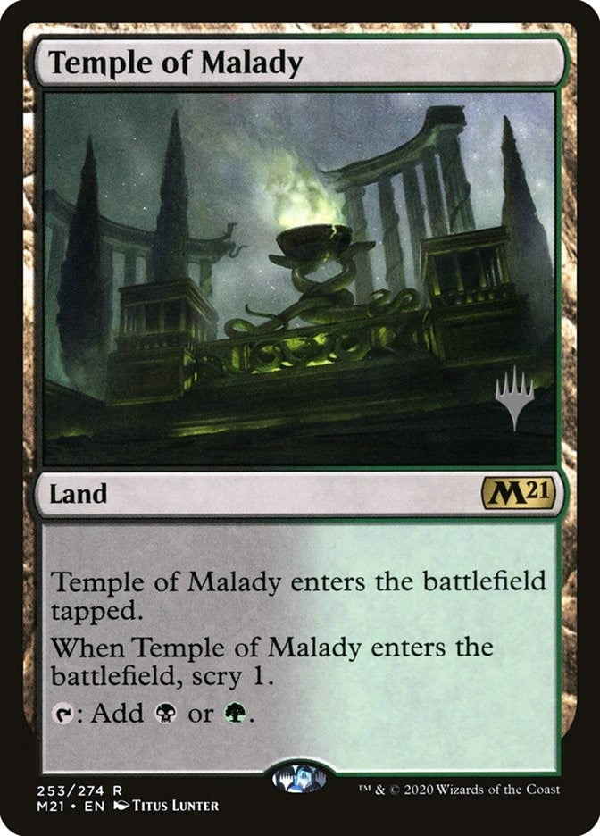 Image for Temple of Malady (253) [Core Set 2021] - Magic: The Gathering