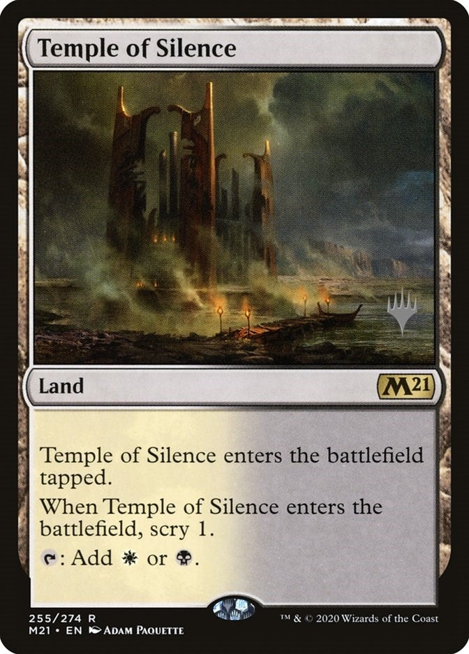 Image for Temple of Silence (255) [Core Set 2021] - Magic: The Gathering