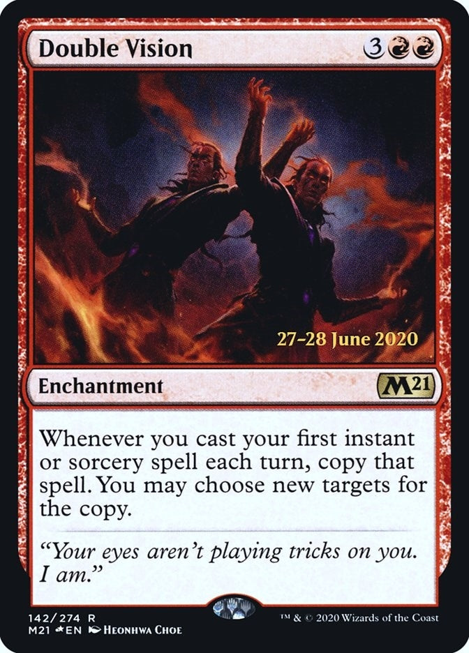 Image for Double Vision (142) [Prerelease Cards] - Magic: The Gathering