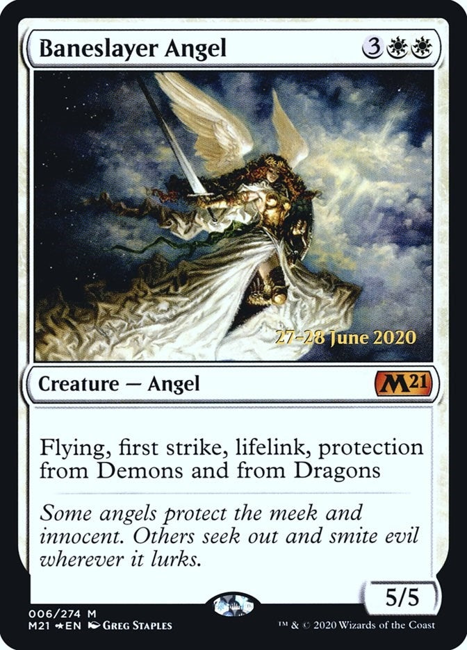 Image for Baneslayer Angel (6) [Prerelease Cards] - Magic: The Gathering