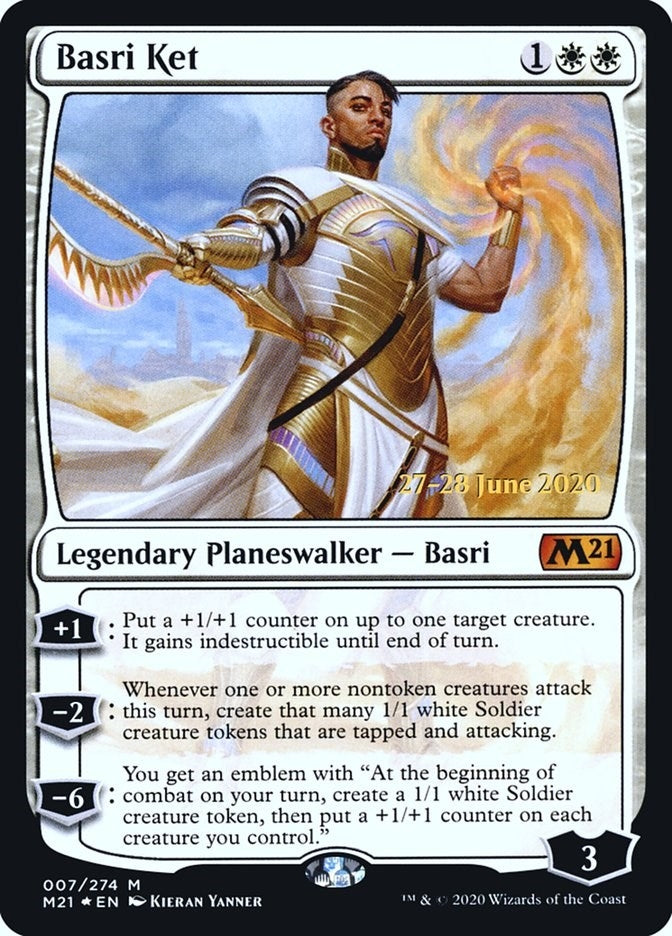 Image for Basri Ket (7) [Prerelease Cards] - Magic: The Gathering