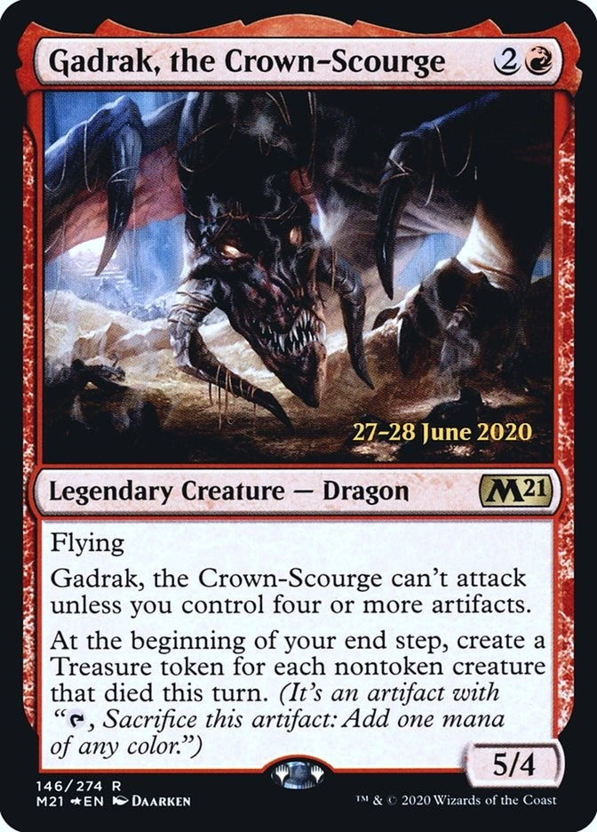Image for Gadrak, the Crown-Scourge (146) [Prerelease Cards] - Magic: The Gathering