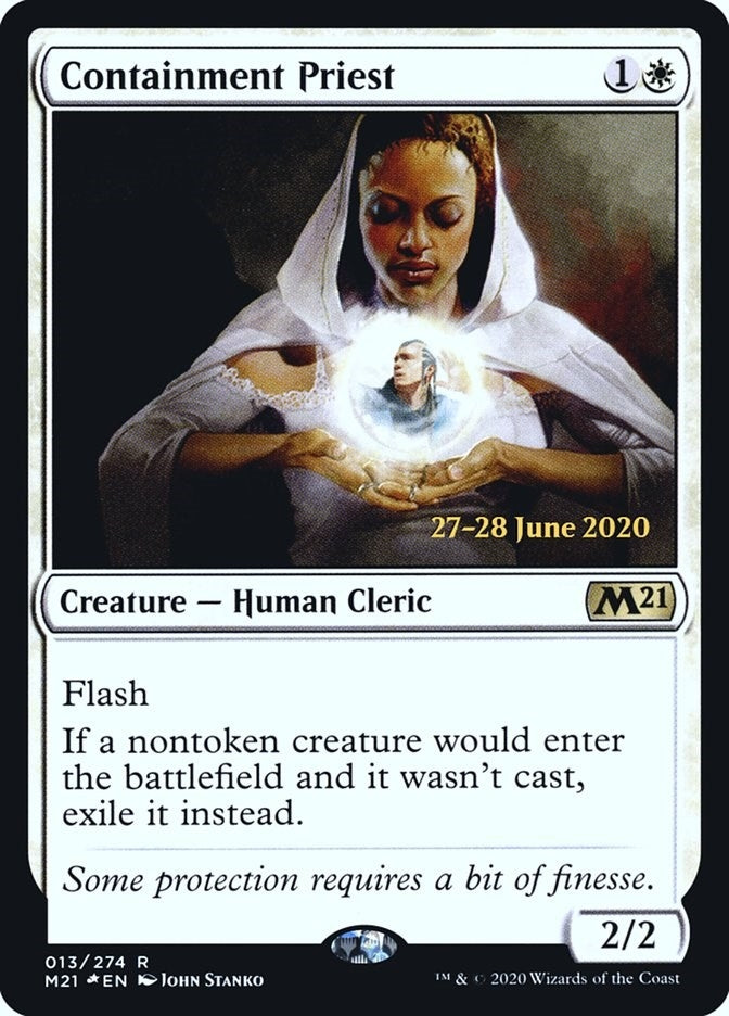 Image for Containment Priest (13) [Prerelease Cards] - Magic: The Gathering