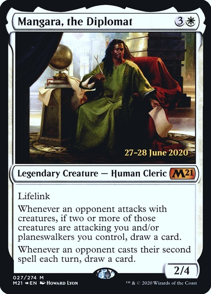 Image for Mangara, the Diplomat (27) [Prerelease Cards] - Magic: The Gathering