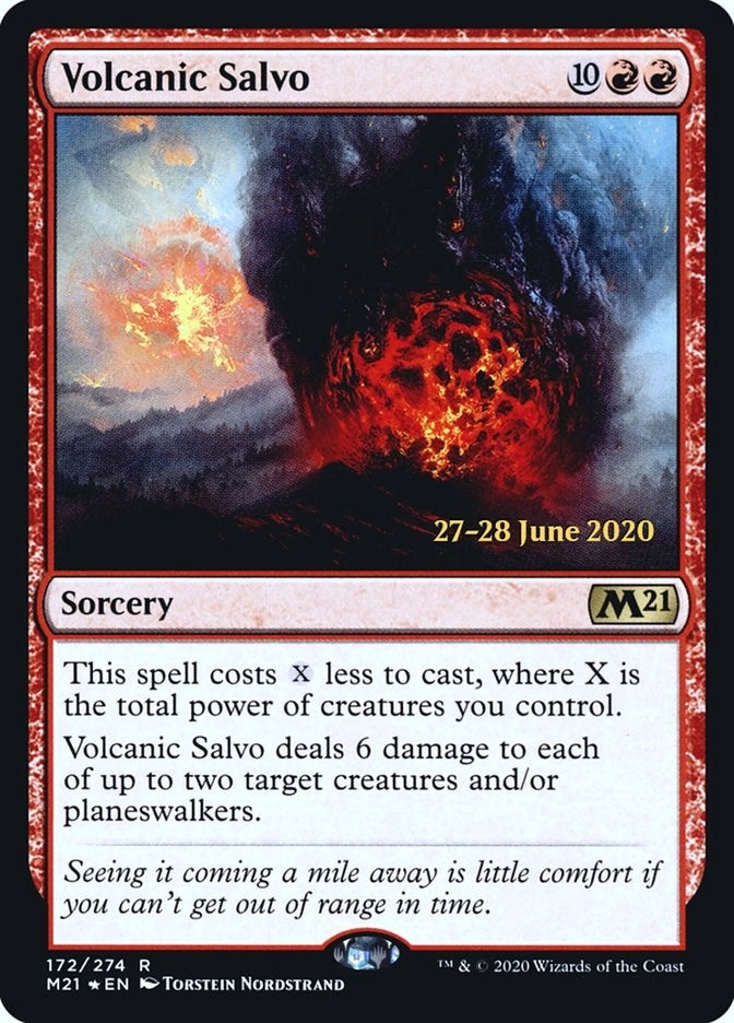 Image for Volcanic Salvo (172) [Prerelease Cards] - Magic: The Gathering