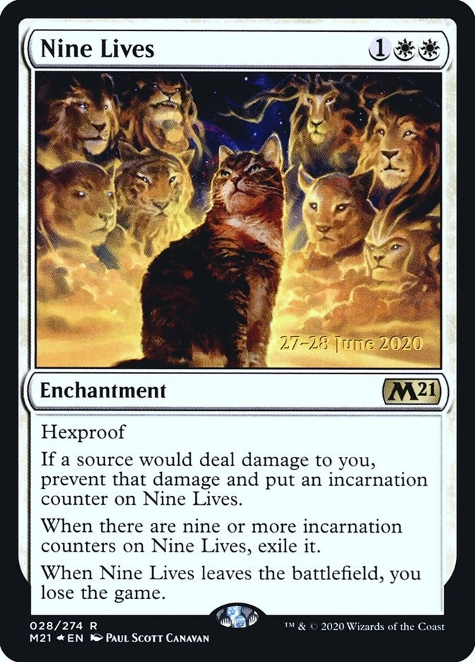 Image for Nine Lives (28) [Prerelease Cards] - Magic: The Gathering