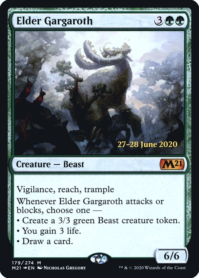Image for Elder Gargaroth (179) [Prerelease Cards] - Magic: The Gathering