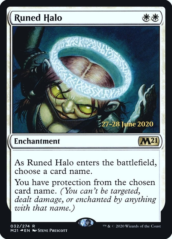 Image for Runed Halo (32) [Prerelease Cards] - Magic: The Gathering