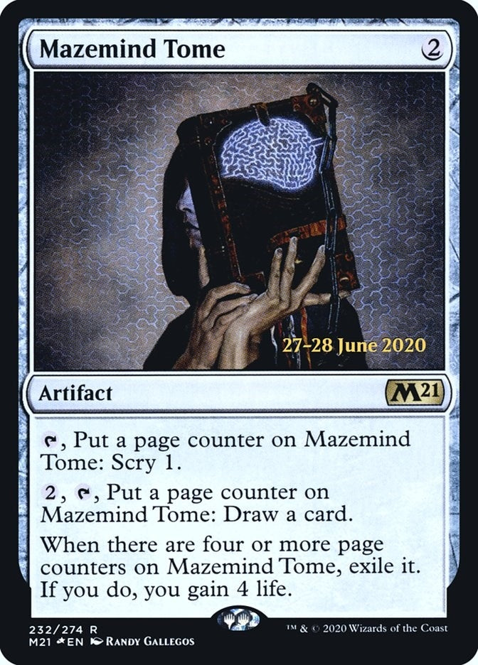 Image for Mazemind Tome (232) [Prerelease Cards] - Magic: The Gathering