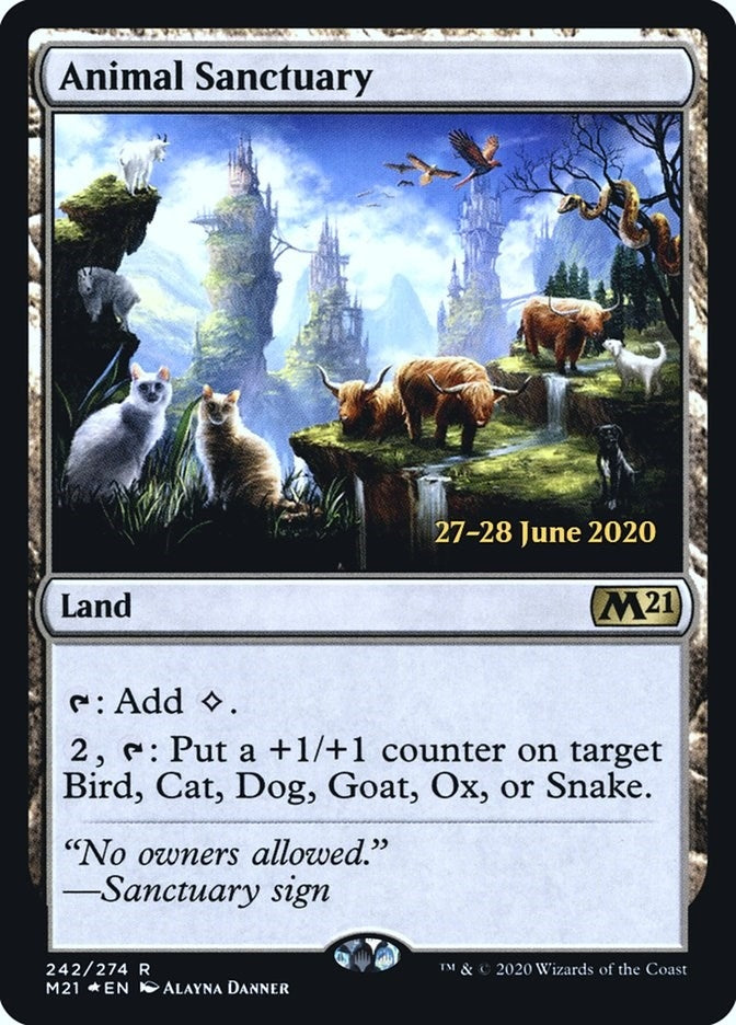Image for Animal Sanctuary (242) [Prerelease Cards] - Magic: The Gathering