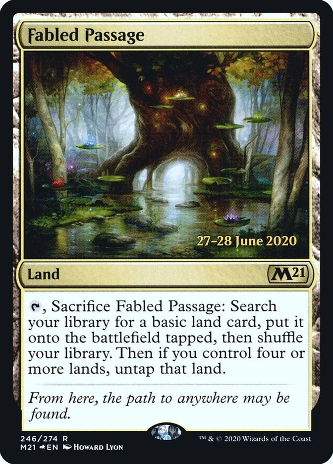 Image for Fabled Passage (M21) (246) [Prerelease Cards] - Magic: The Gathering