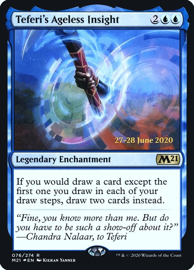 Image for Teferi's Ageless Insight (76) [Prerelease Cards] - Magic: The Gathering