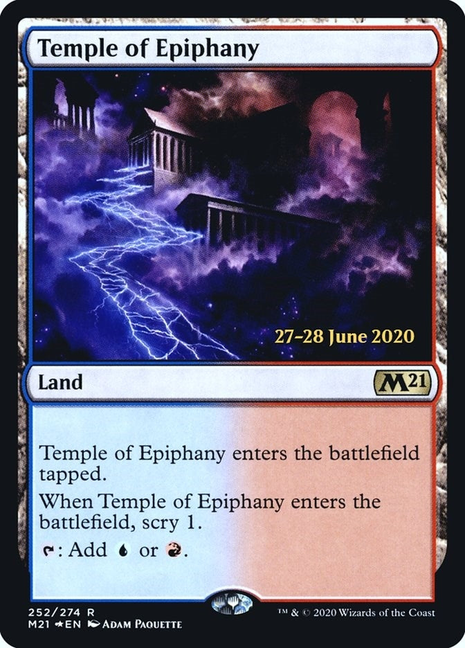 Image for Temple of Epiphany (M21) (252) [Prerelease Cards] - Magic: The Gathering