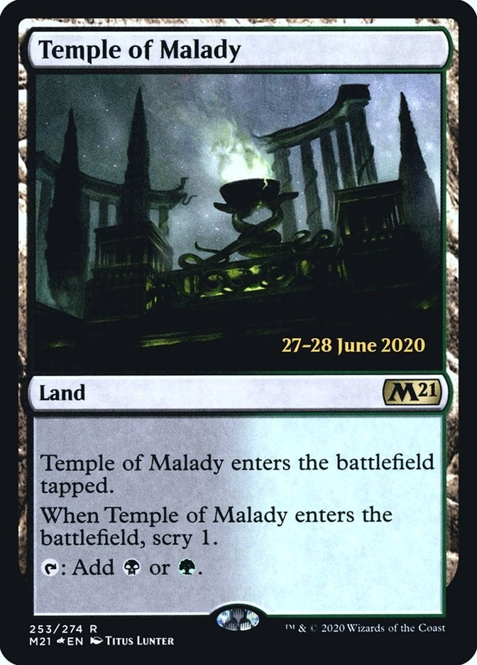 Image for Temple of Malady (M21) (253) [Prerelease Cards] - Magic: The Gathering