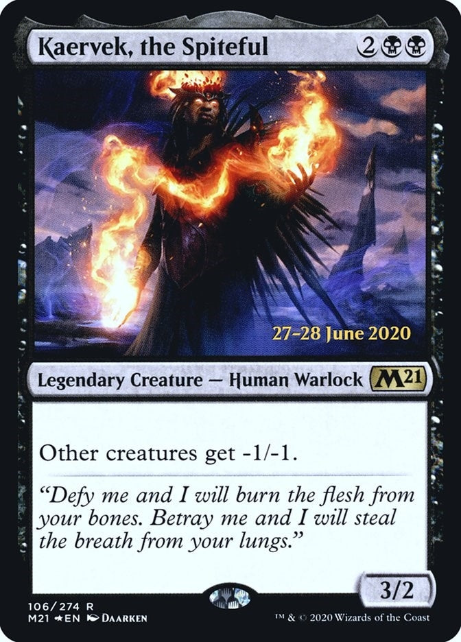 Image for Kaervek, the Spiteful (106) [Prerelease Cards] - Magic: The Gathering