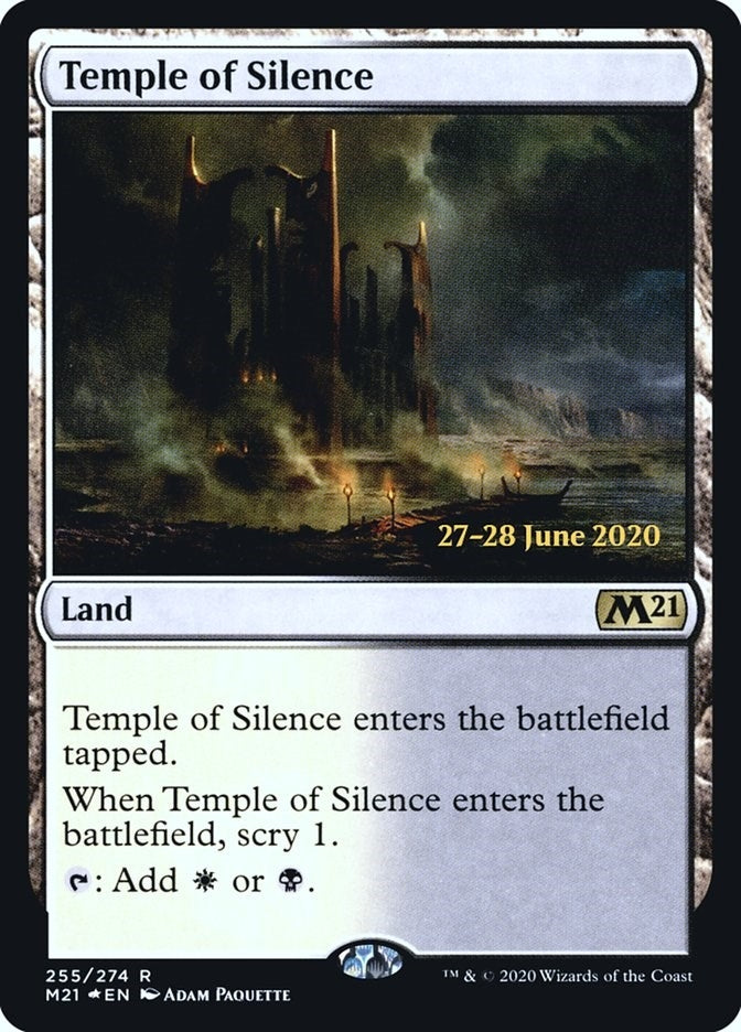 Image for Temple of Silence (M21) (255) [Prerelease Cards] - Magic: The Gathering