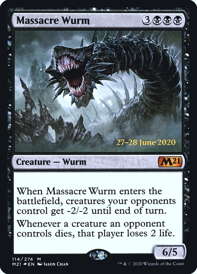 Image for Massacre Wurm (114) [Prerelease Cards] - Magic: The Gathering