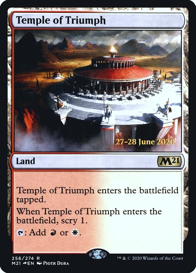 Image for Temple of Triumph (M21) (256) [Prerelease Cards] - Magic: The Gathering