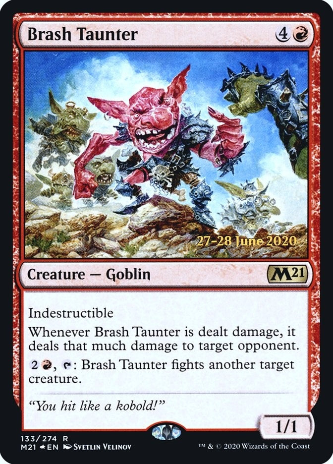 Image for Brash Taunter (133) [Prerelease Cards] - Magic: The Gathering