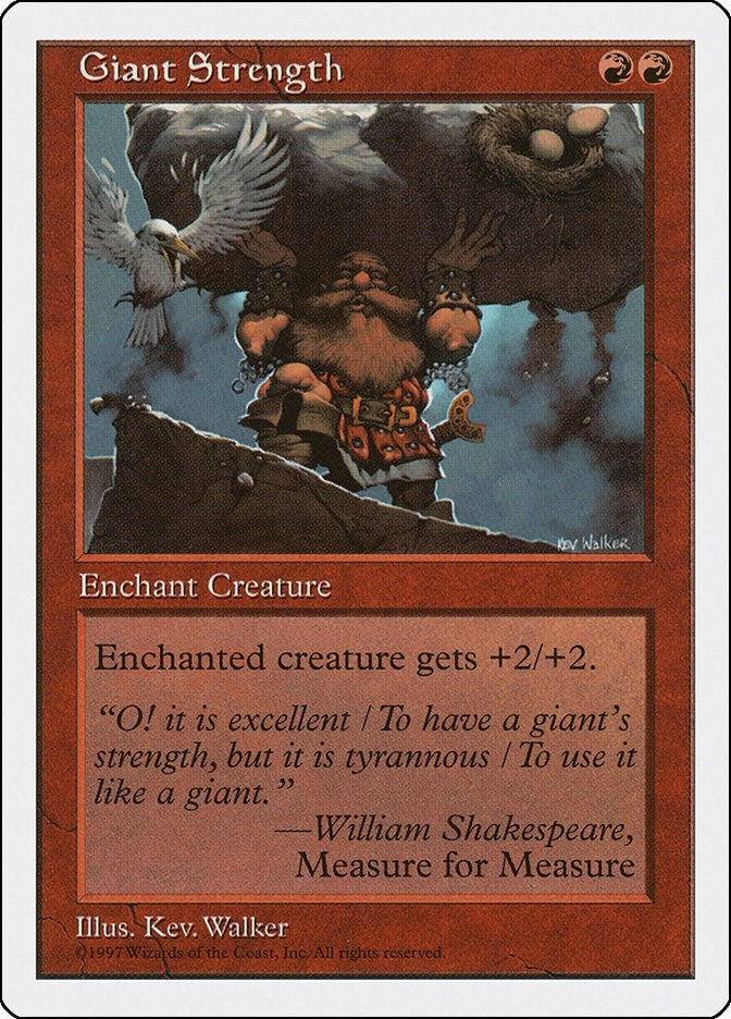 Image for Giant Strength [Fifth Edition] - Magic: The Gathering