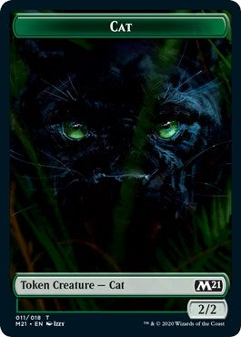 Image for Cat (011) // Pirate Double-Sided Token (11 // 9) [Core Set 2021] - Magic: The Gathering