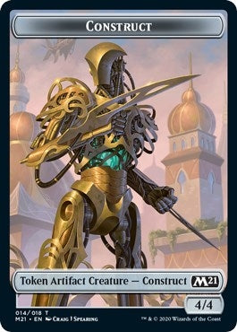 Image for Construct // Soldier Double-Sided Token (14 // 5) [Core Set 2021] - Magic: The Gathering
